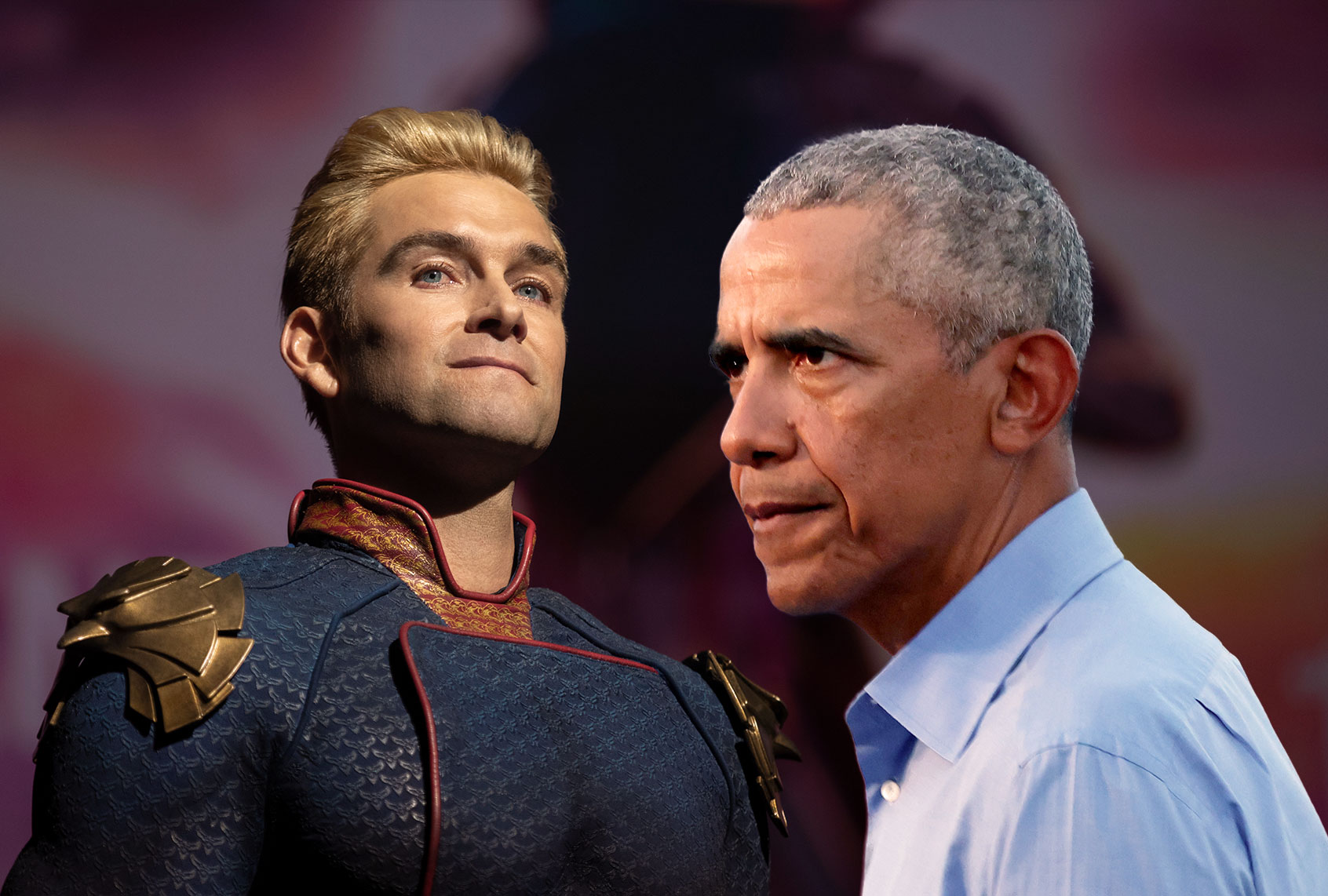 Homelander of "The Boys" | Barack Obama (PHoto illustration by Salon/Getty Images/Amazon Studios)
