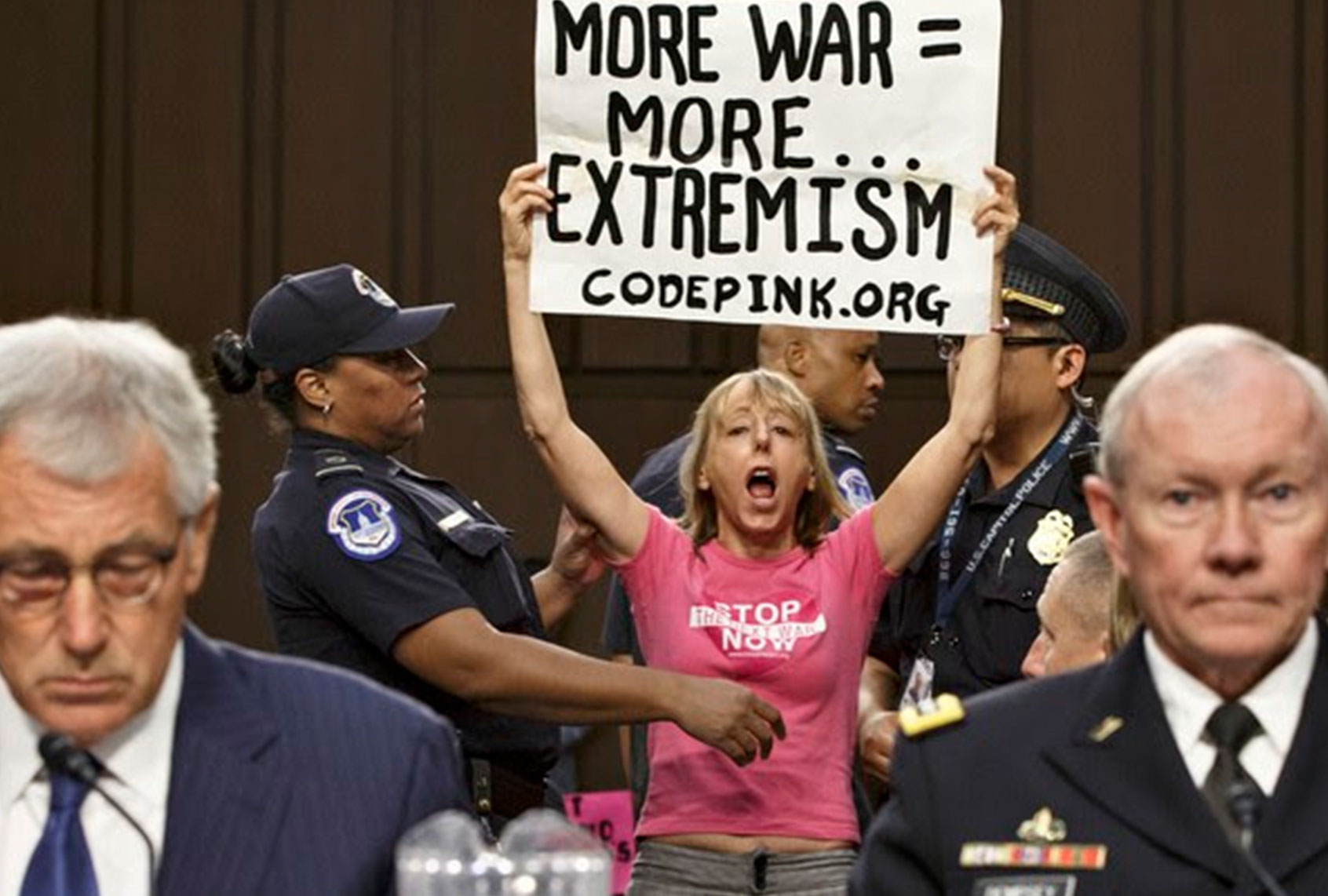 September 16, 2014 (Tighe Barry/codepink)