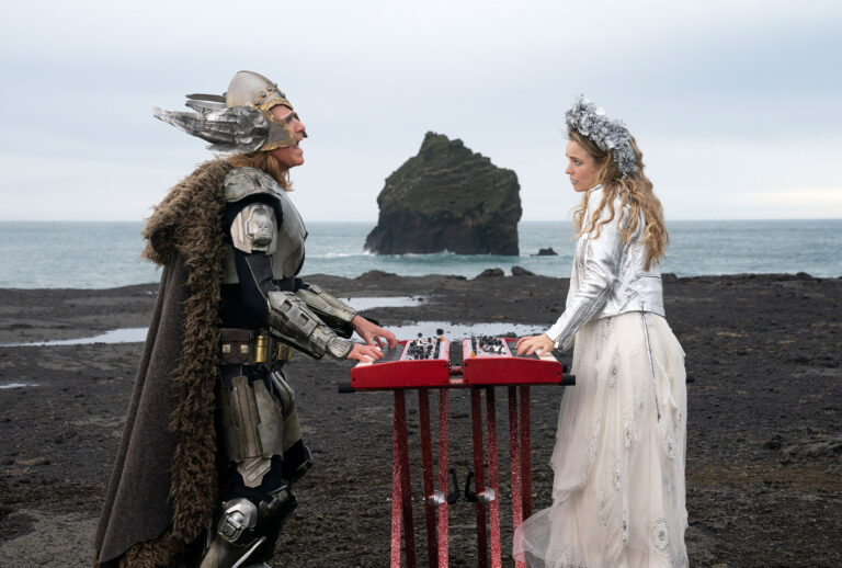 Will Ferrell and Rachel McAdams in "Eurovision Song Contest" (Elizabeth Viggiano/Netflix)