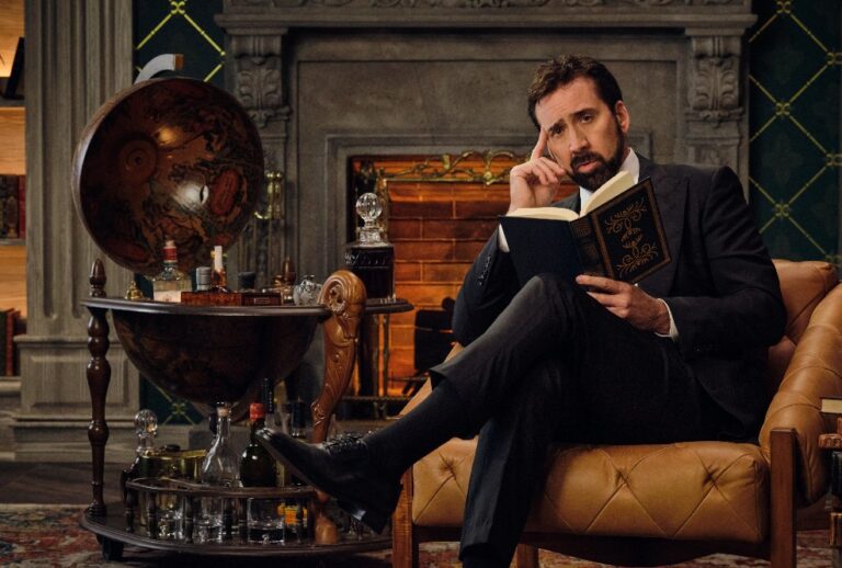 Nicolas Cage, the f***ing host of "History of Swear Words" (Netflix)