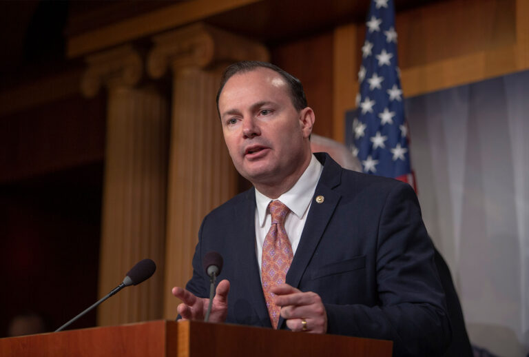 United States Senator Mike Lee (Tasos Katopodis/Getty Images)