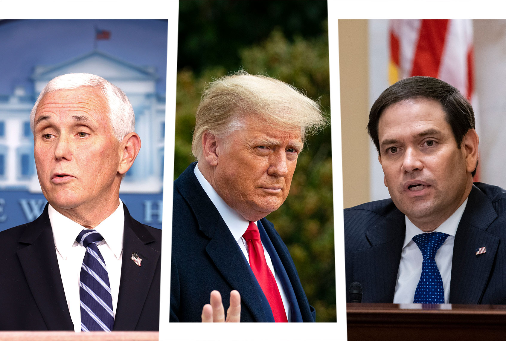 Mike Pence, Donald Trump and Marco Rubio (Photo illustration by Salon/Getty Images)