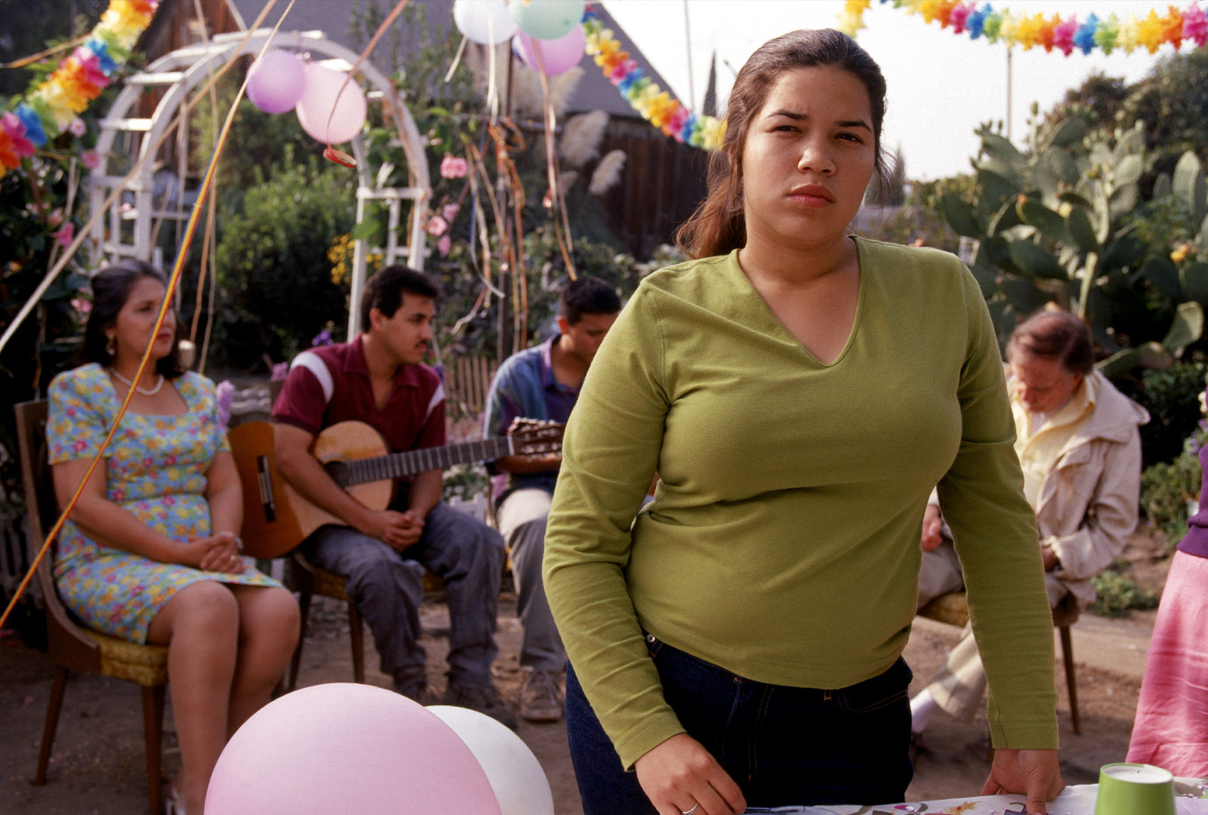 America Ferrera in "Real Women Have Curves" (Nicola Goode/HBO)