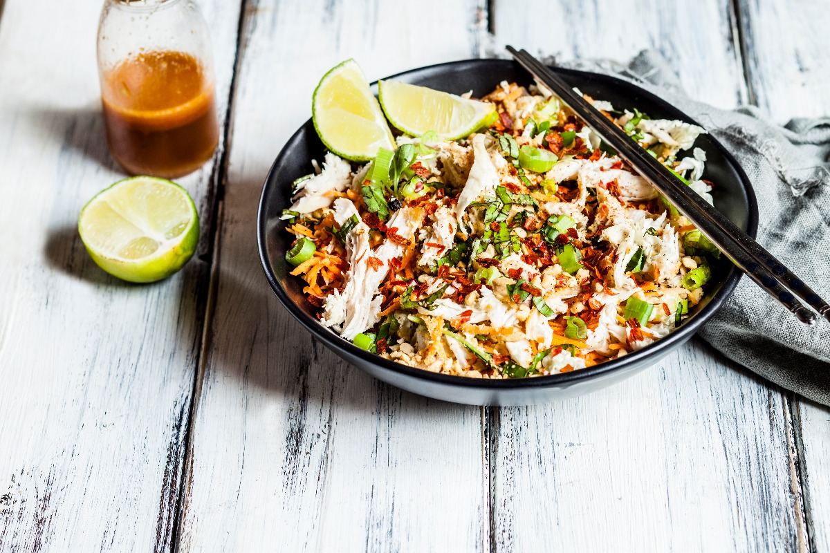 Vietnamese style chicken salad with shredded cabbage (Getty Images)