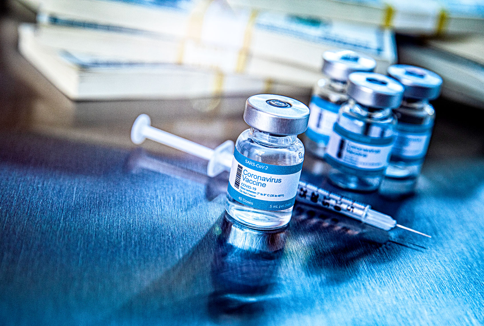 Coronavirus vaccine vials in hospital (Getty Images)