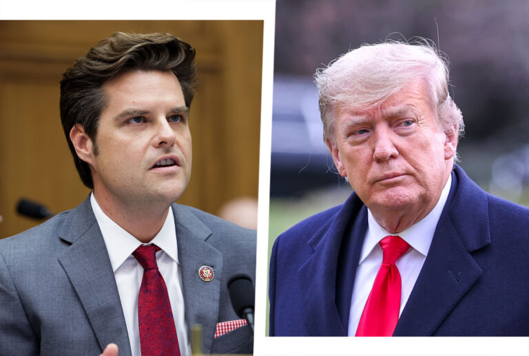 Matt Gaetz and Donald Trump (Photo illustration by Salon/Getty Images)