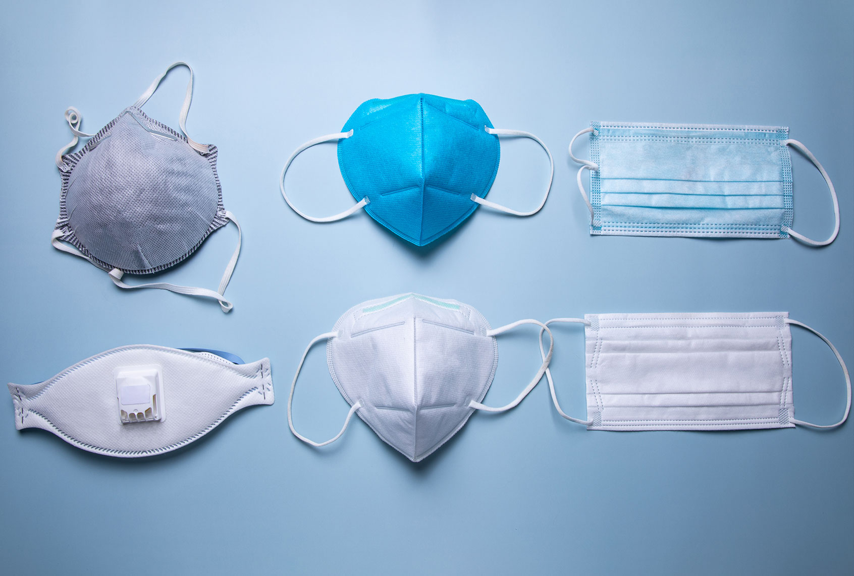 Different types of protective face mask (Getty Images)