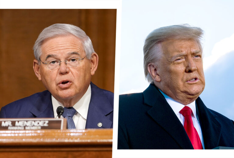 Robert Menendez and Donald J. Trump (Photo illustration by Salon/Getty Images)