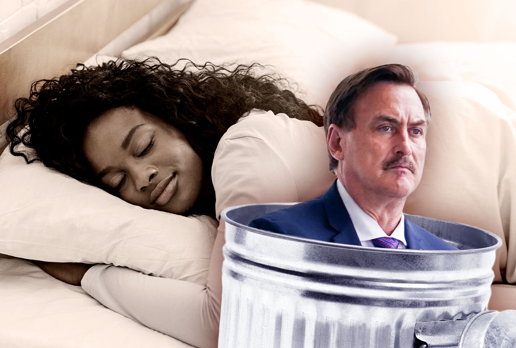 Mike Lindell (Photo illustration by Salon/Getty Images/Prostock-Studio/Peter Dazeley/Drew Angerer)