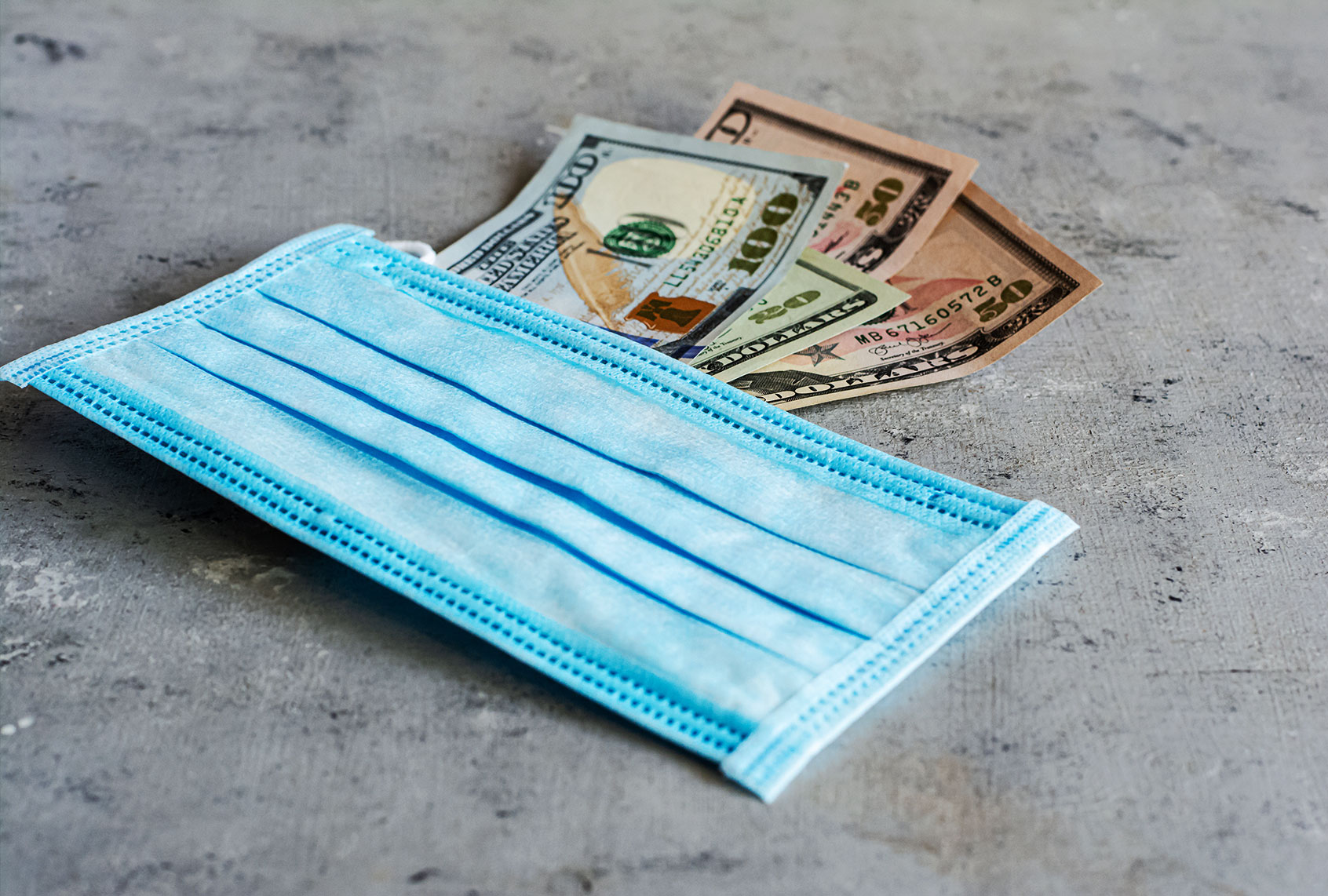 Pandemic virus COVID-19 antiviral medical mask for protection (Getty Images)