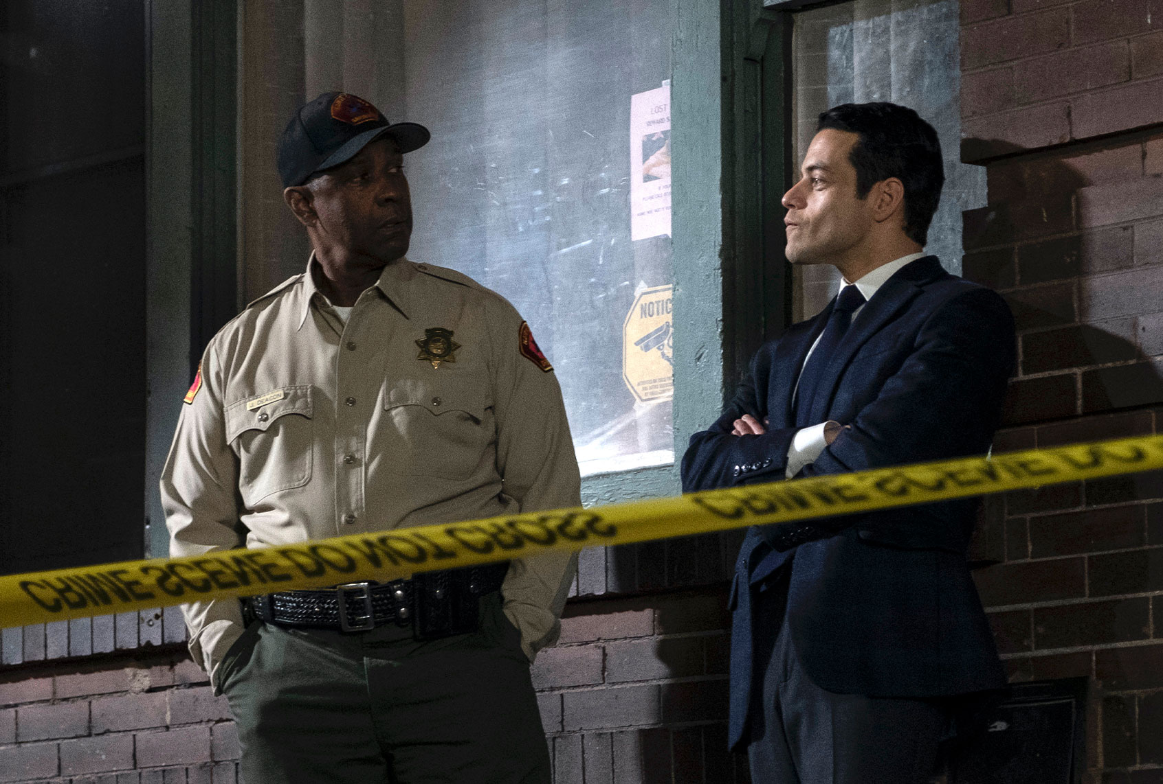 Denzel Washington and Rami Malek in "The Little Things" (Warner Bros./HBO Max)