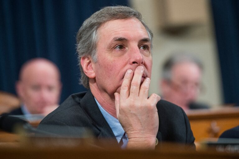 Rep. Tom Rice, R-S.C., attends a Ways and Means Committee hearing on the FY2019 budget for the Health and Human Services Department featuring testimony by HHS Secretary Alex Azar in Longworth Building on Feb. 14, 2018. (Photo By Tom Williams/CQ Roll Call)