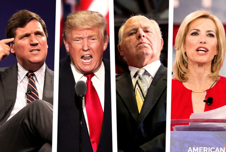 Tucker Carlson, Donald Trump, Rush Limbaugh and Laura Ingraham (Photo illustration by Salon/Getty Images)