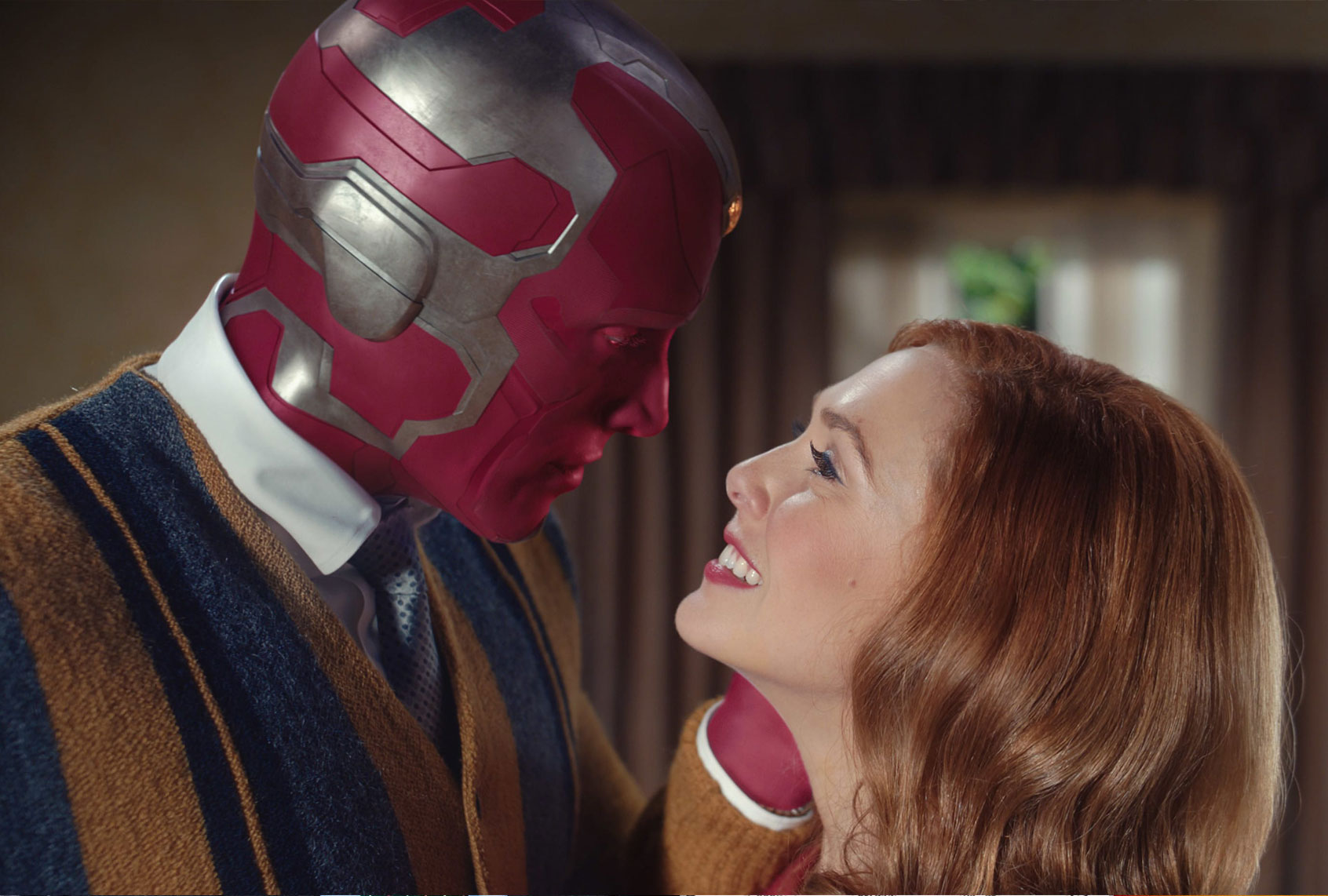 Paul Bettany and Elizabeth Olsen in "WandaVision" (Marvel Studios/Disney+)