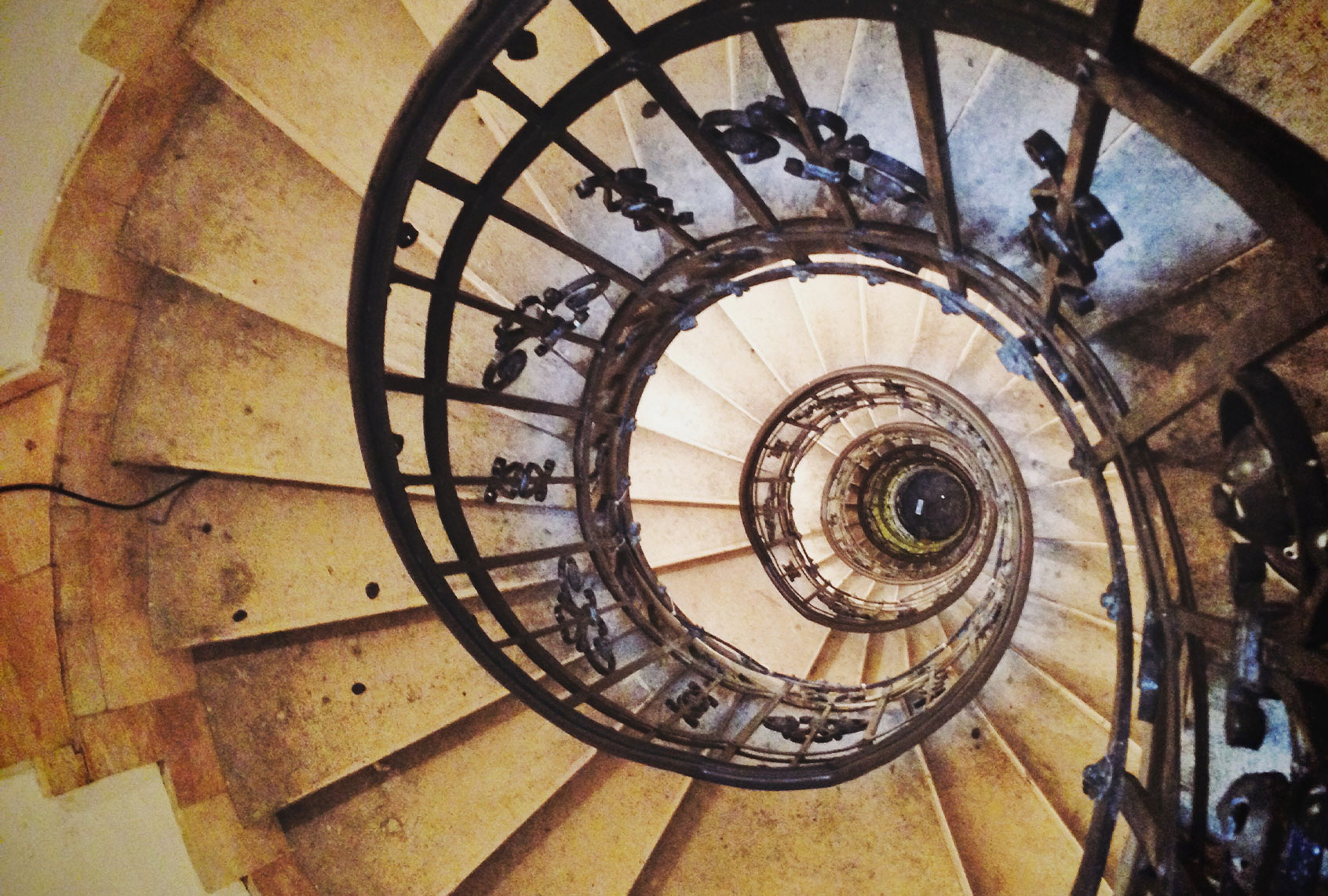 Spiral staircase to St Stephen's Basilica dome, Budapest (Getty Images)