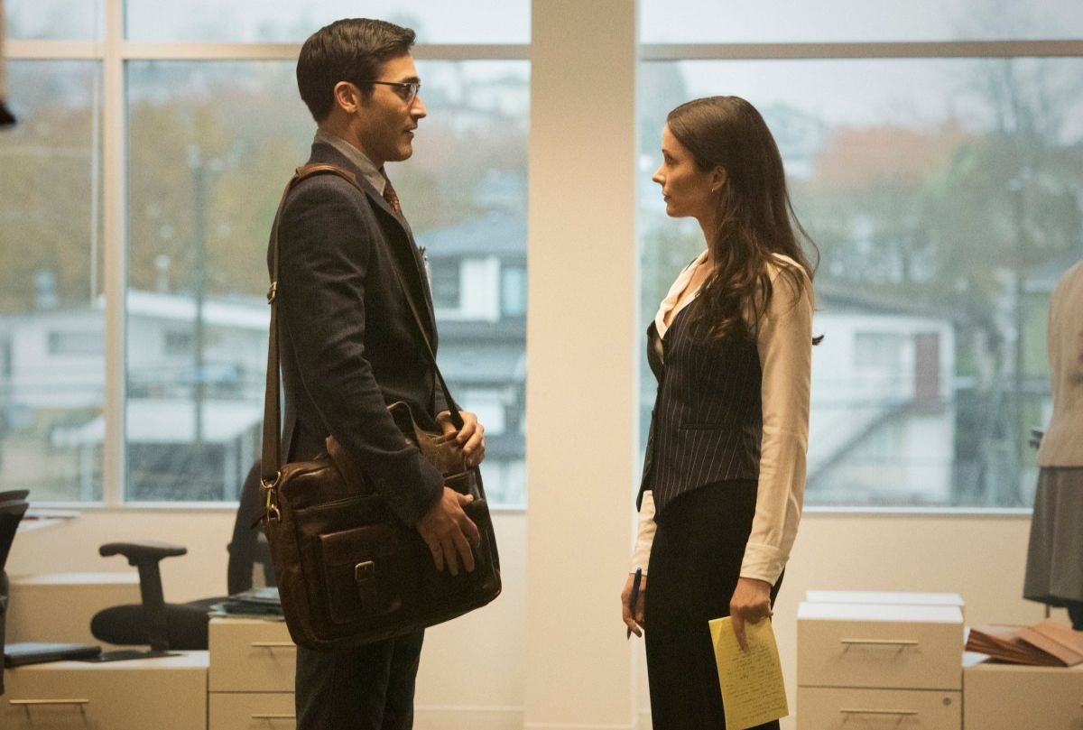 Tyler Hoechlin and Elizabeth Tulloch in "Superman & Lois" (The CW)