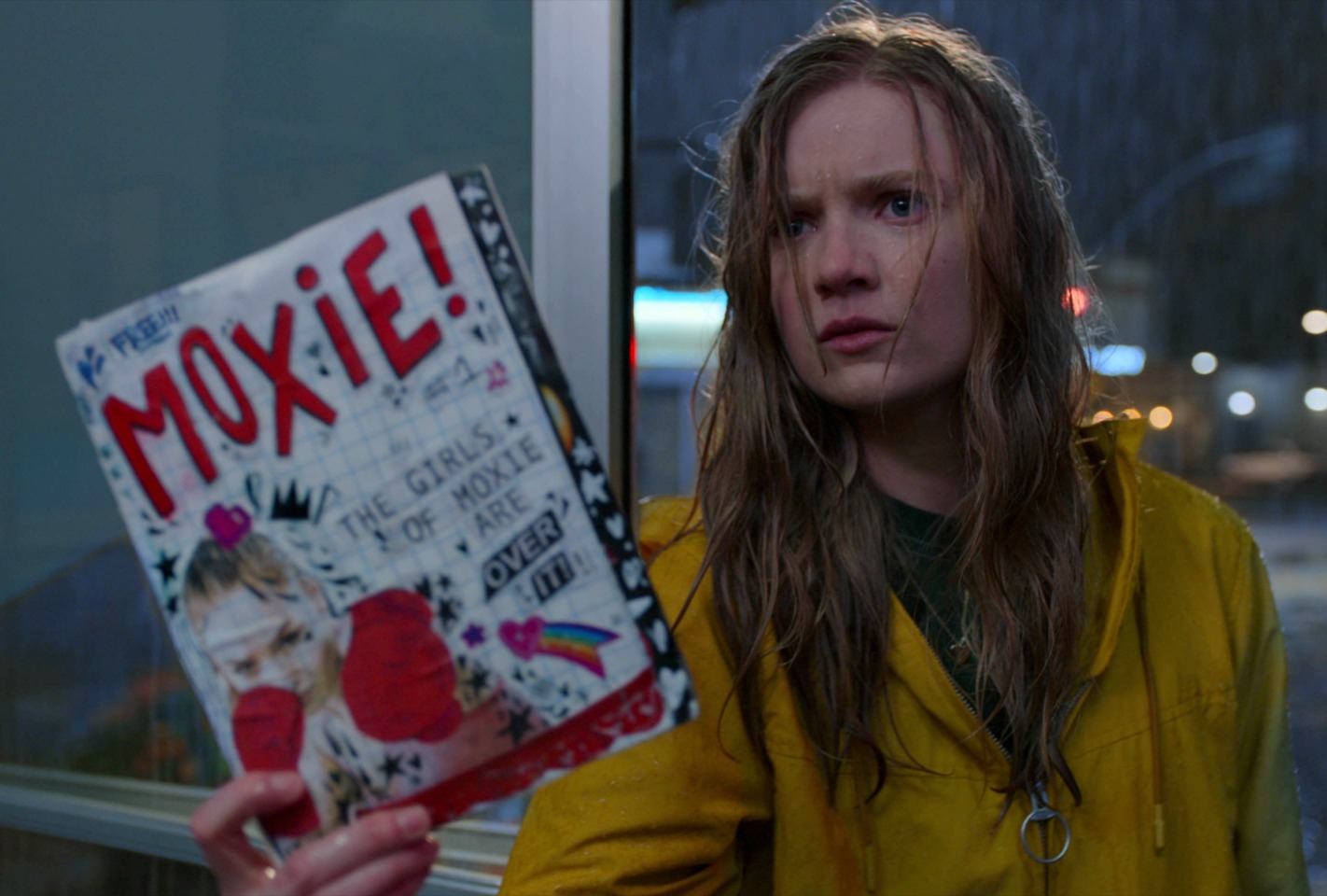 Hadley Robinson in "Moxie" (Netflix)