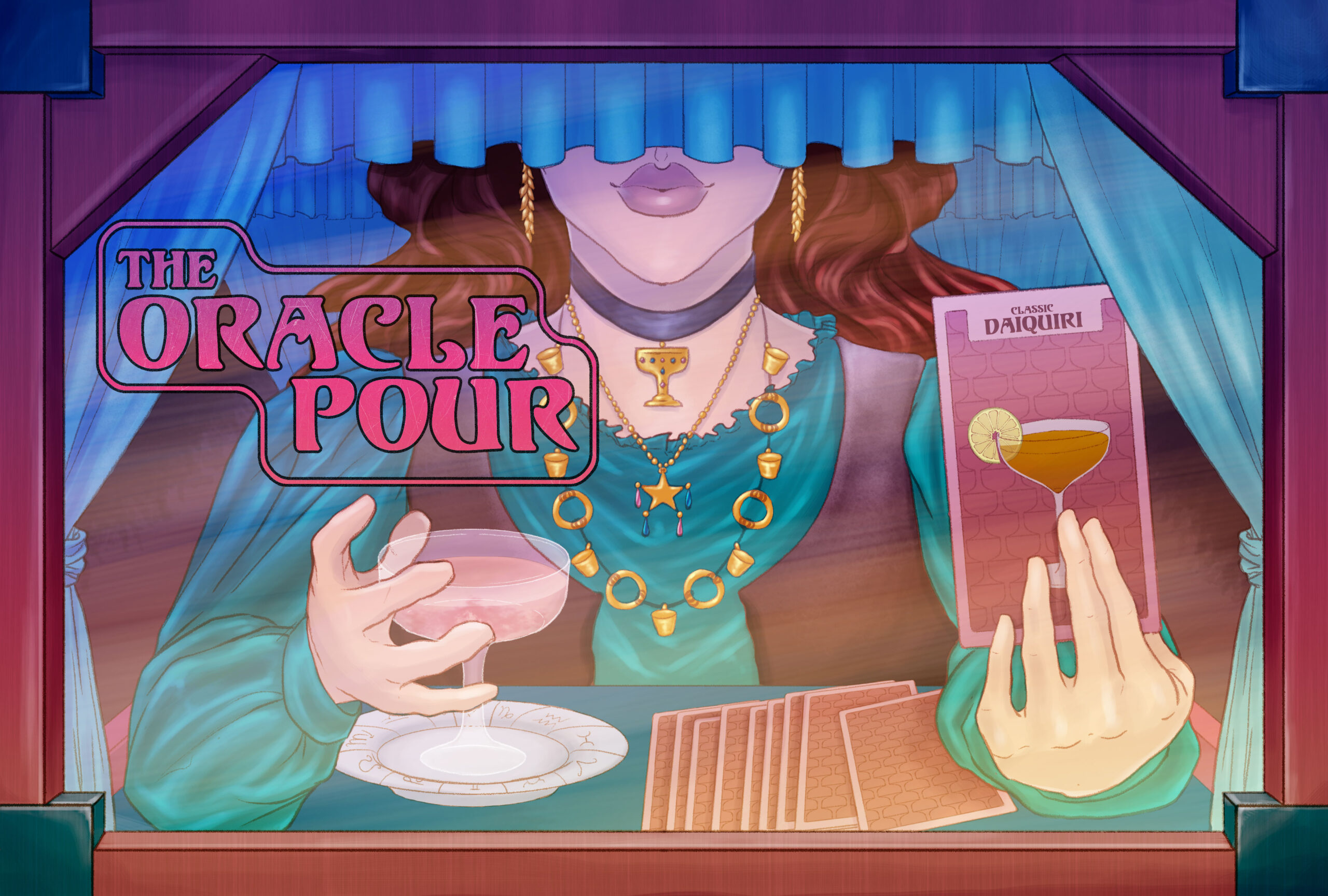 The Oracle Pour (Illustration by Ilana Lidagoster)