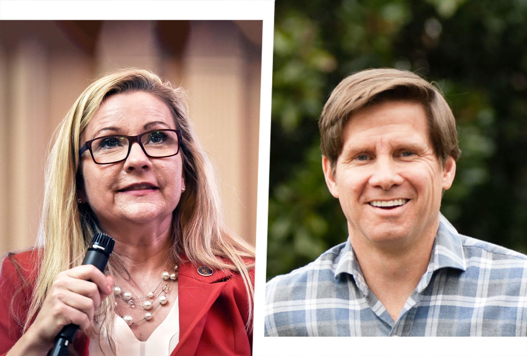 Pete Snyder and Amanda Chase (Photo illustration by Salon/Getty Images/Pete Snyder Official Campaign)