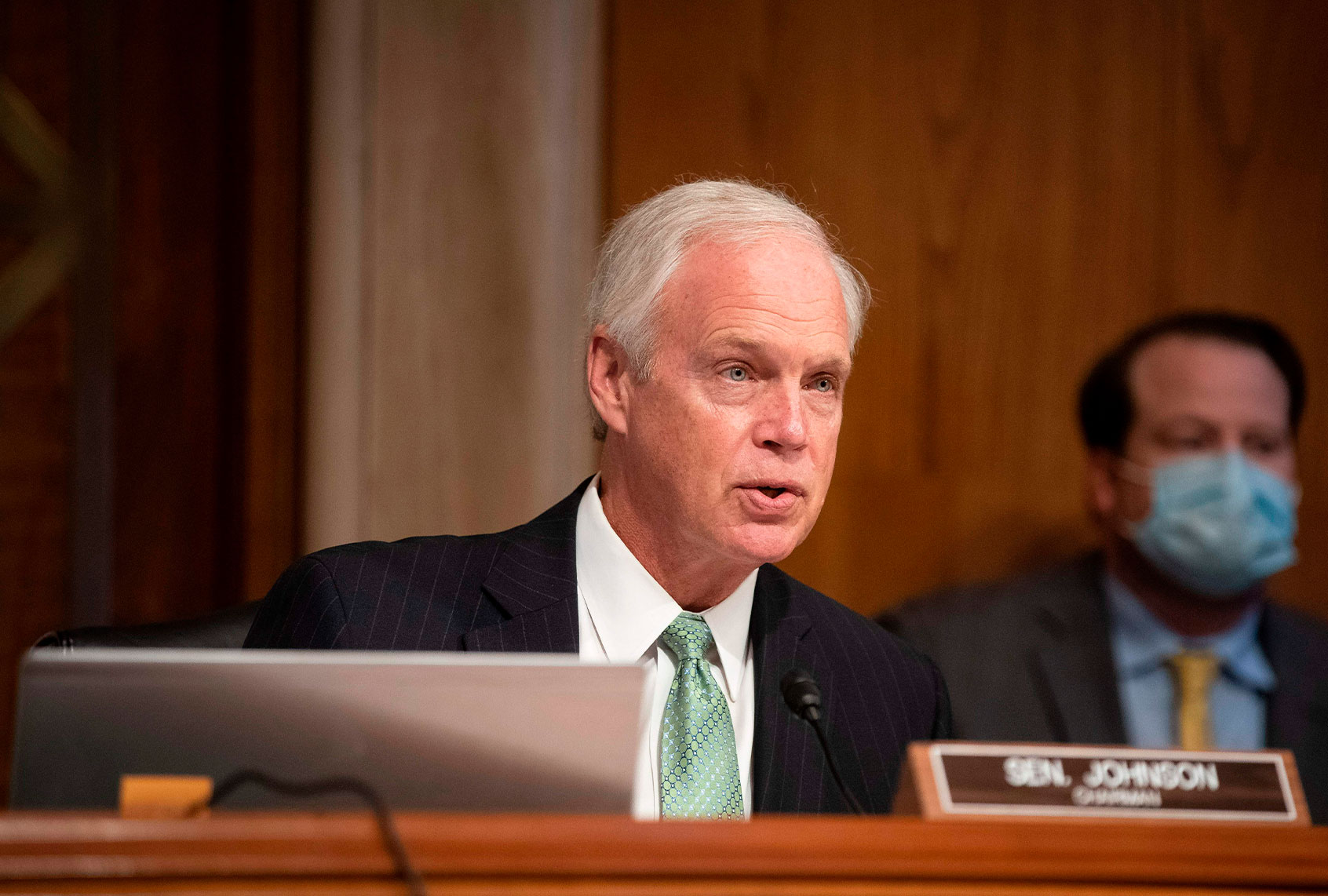Senator Ron Johnson (R-WI) (ALEXANDER DRAGO/POOL/AFP via Getty Images)
