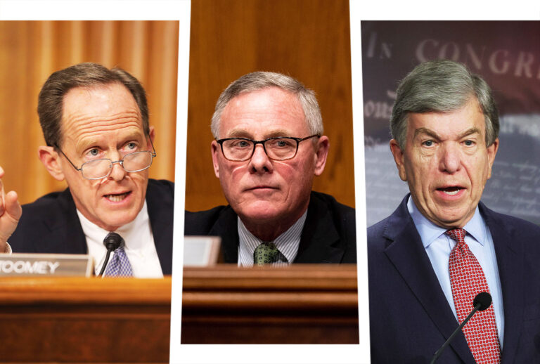 Roy Blunt, Richard Burr and Pat Toomey (Photo illustration by Salon/Getty Images)