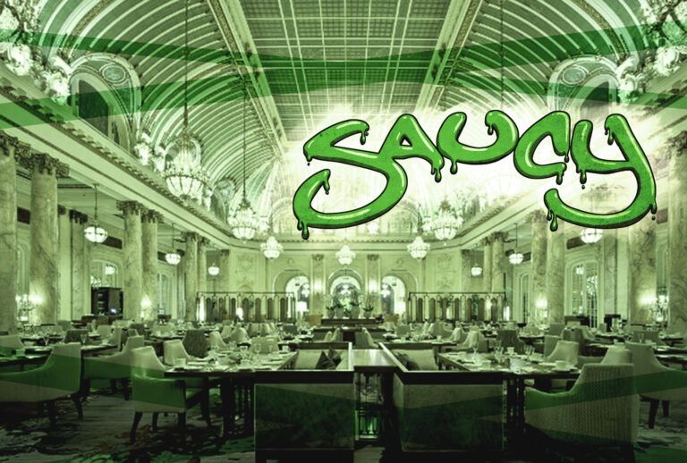 San Francisco's Palace Hotel, the birthplace of Green Goddess Dressing (Wikimedia Commons)