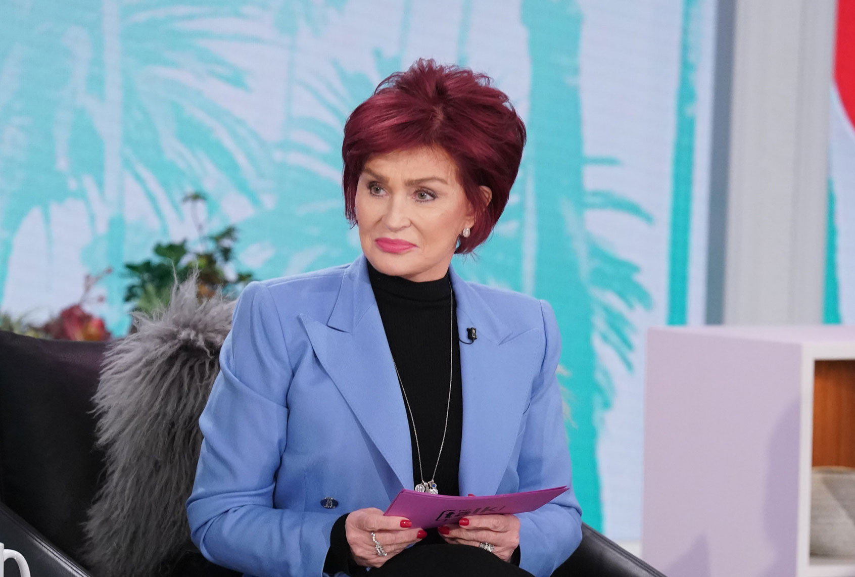Sharon Osbourne on "The Talk" (CBS)