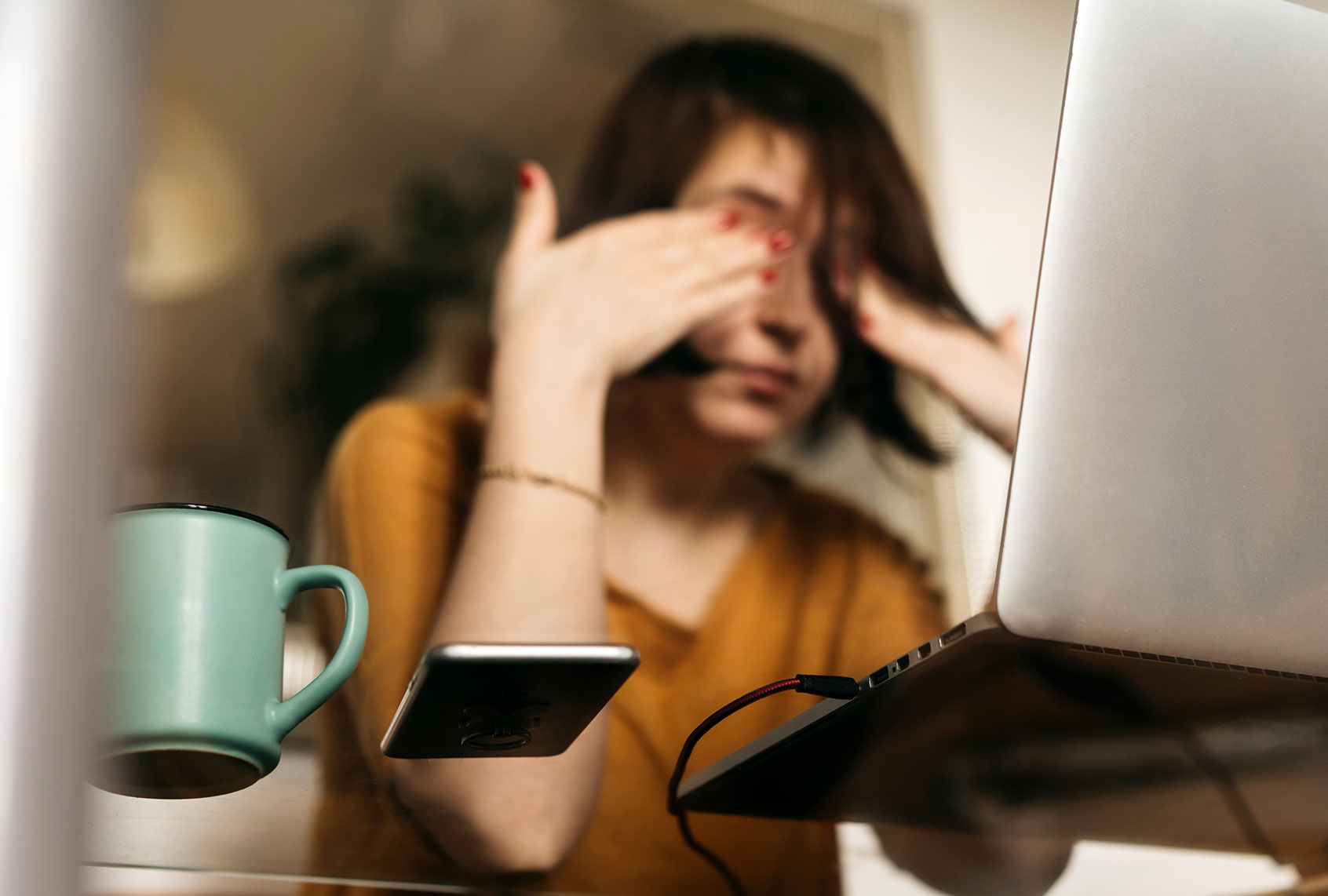 Working at home during quarantine during a coronavirus pandemic (Getty Images)