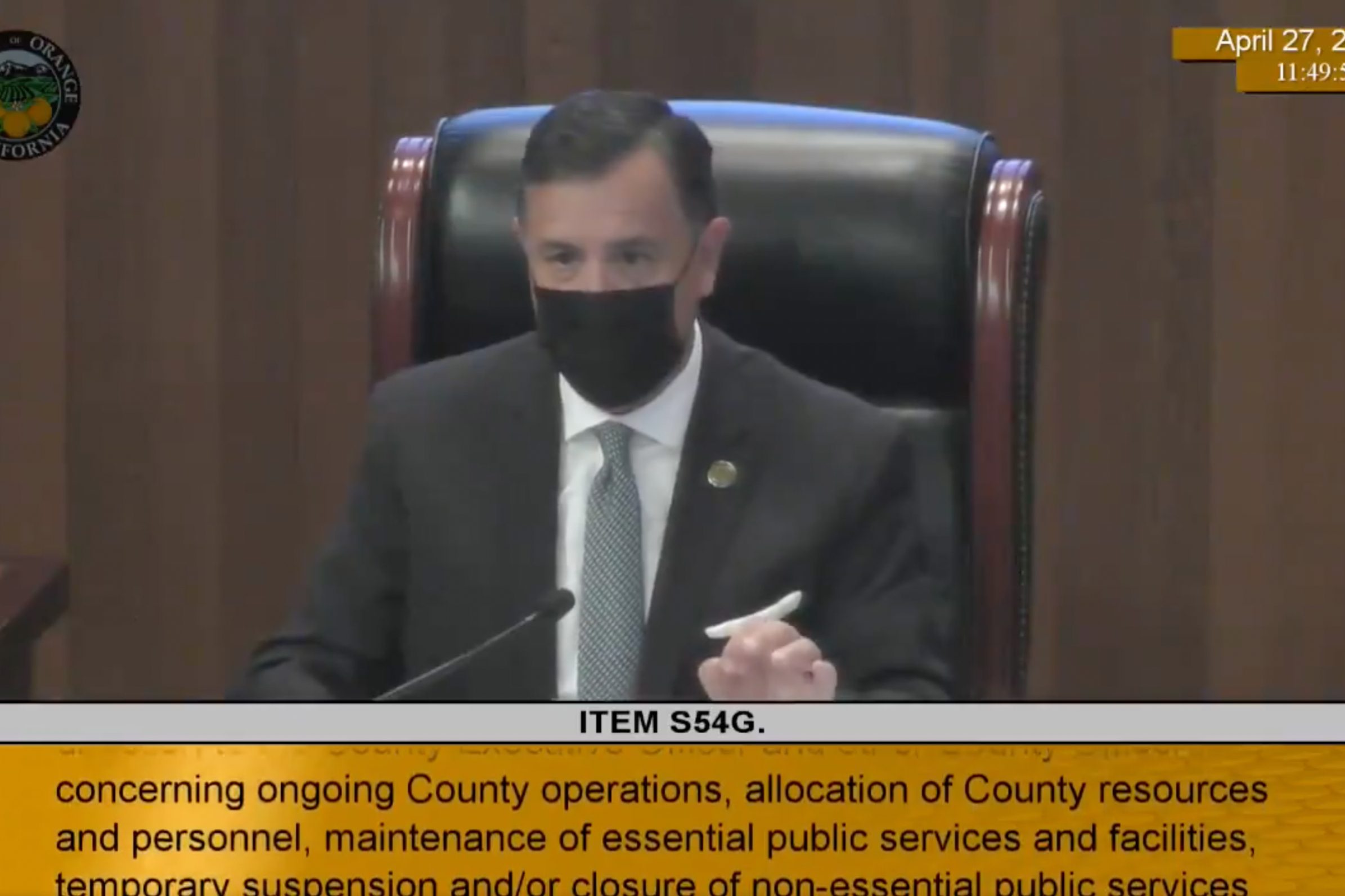Orange County supervisor Don Wagner (Orange County Board of Supervisors)