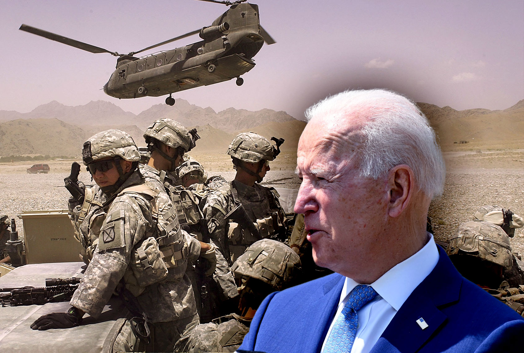Joe Biden | American soldiers in Afghanistan (Photo illustration by Salon/Getty Images)