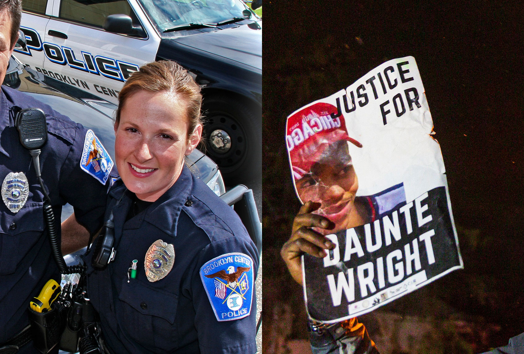 Kim Potter, the 26-year veteran of the Brooklyn Center Police Department who fatally shot Daunte Wright (Photo illustration by Salon/Getty Images)