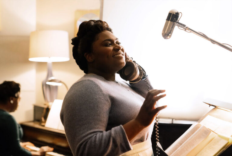 Danielle Brooks in "Robin Roberts Presents: Mahalia" (Lifetime)