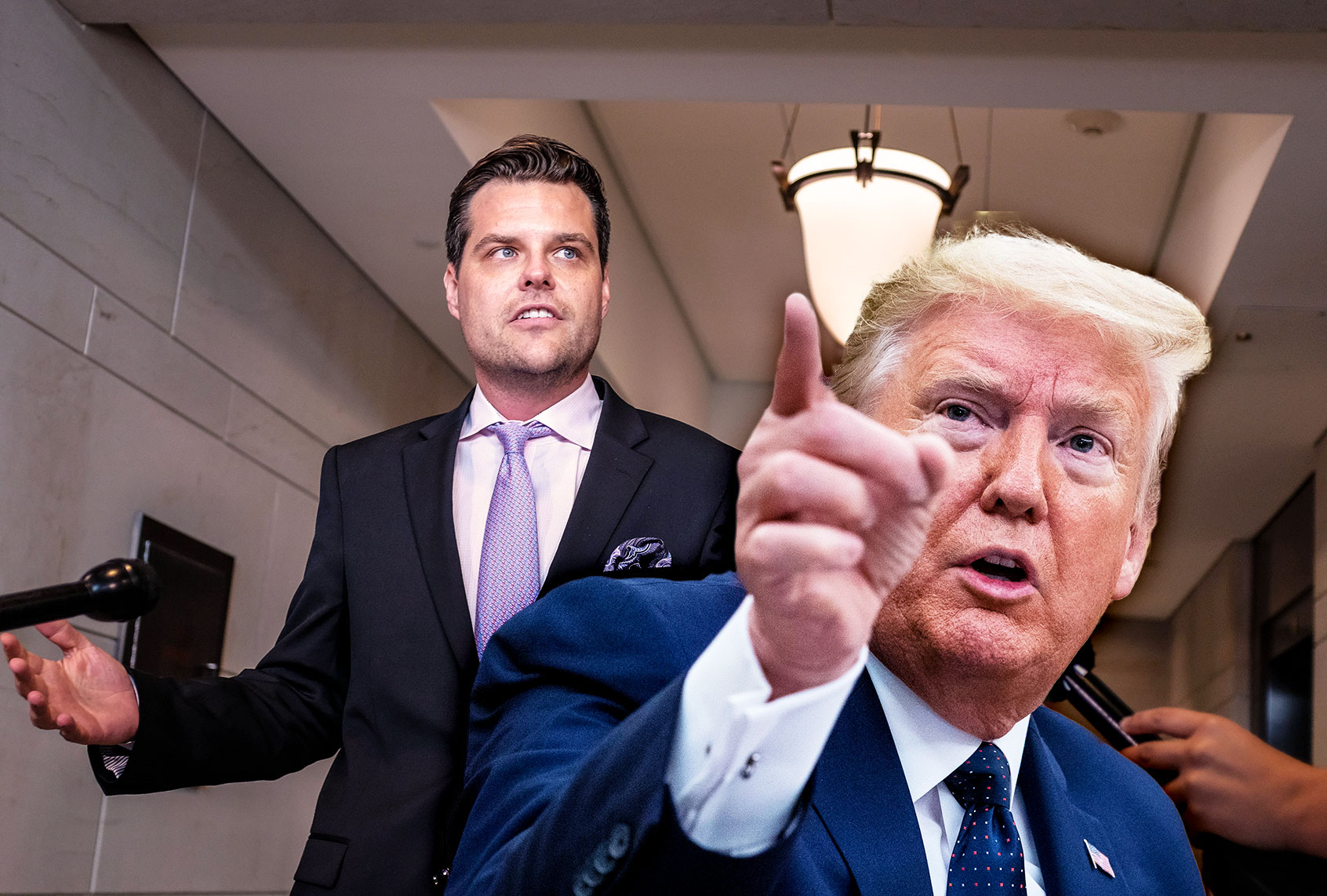 Matt Gaetz and Donald Trump (Photo illustration by Salon/Getty Images)