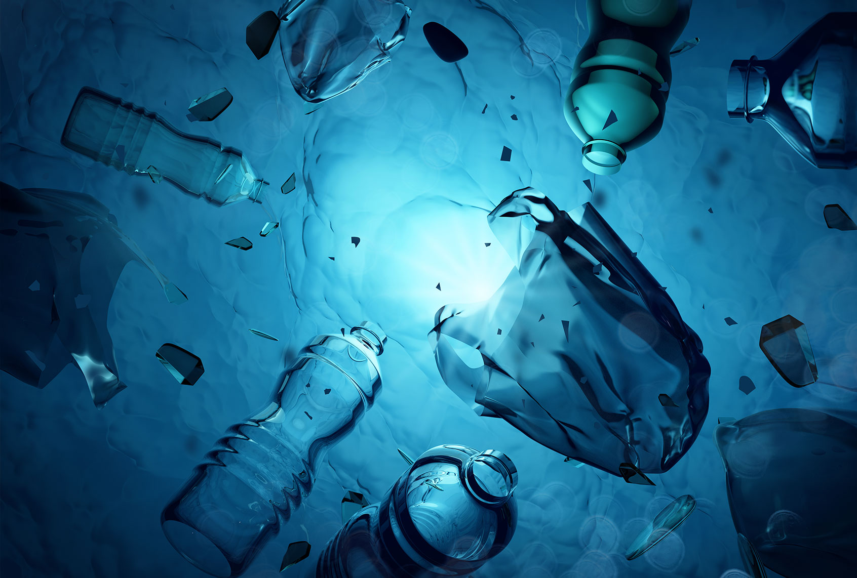 Plastic pollution in the ocean (Getty Images)