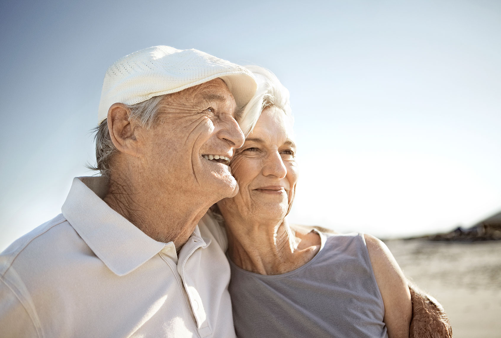 Senior couple on beach (Roger Wright/Getty Images)