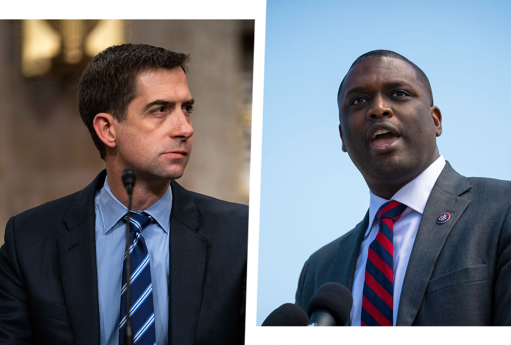 Tom Cotton and Mondaire Jones (Photo illustration by Salon/Getty Images)