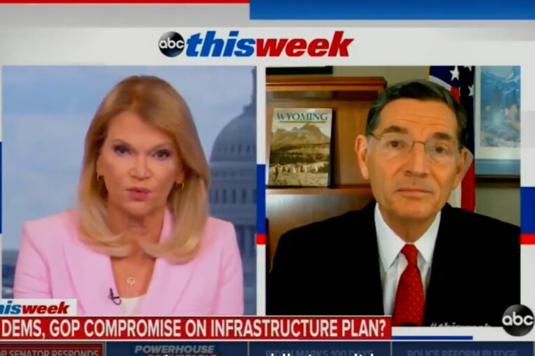 ABC "This Week" host Martha Raddatz interviews Sen. John Barrasso, R-Wyoming (ABC)