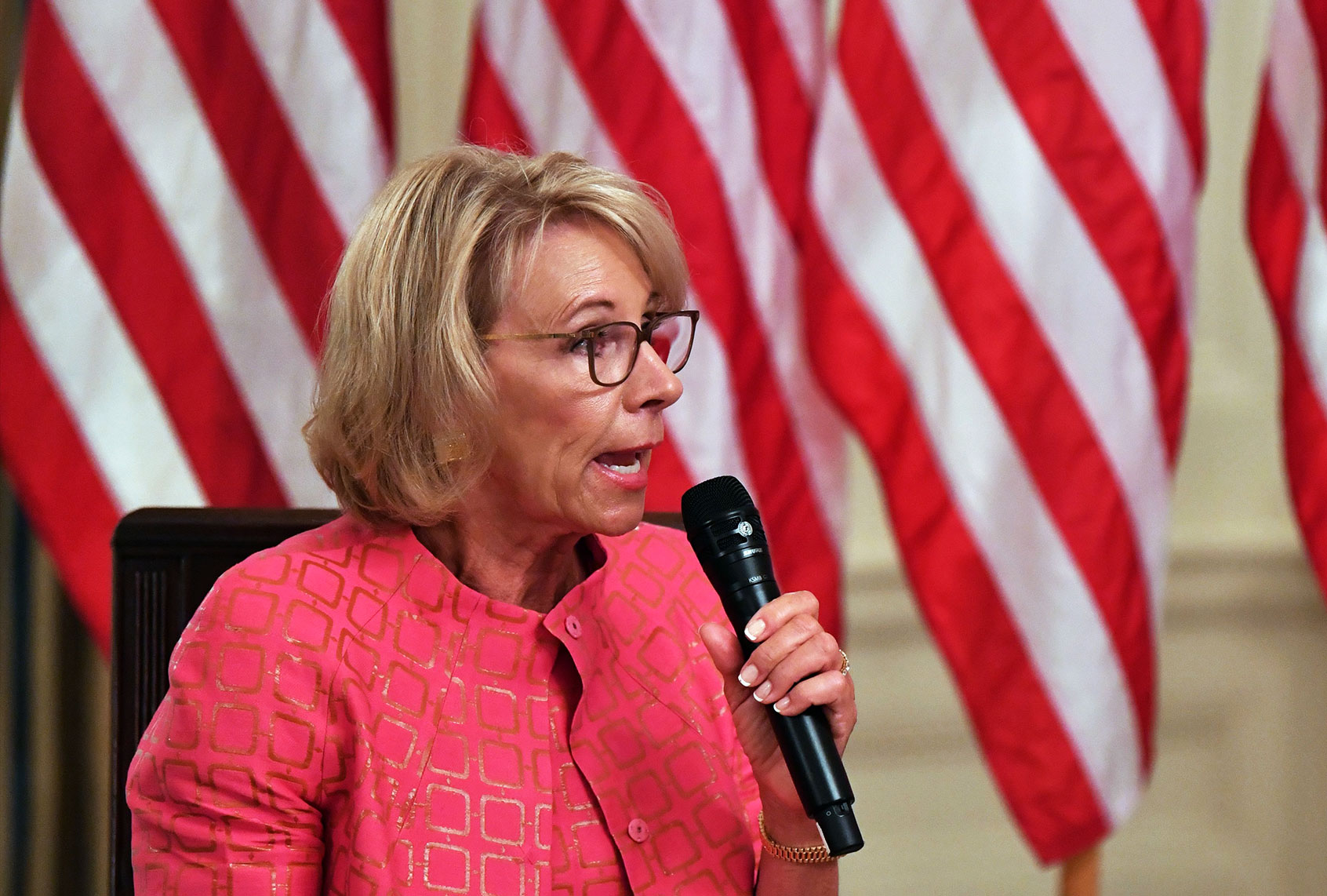 Betsy DeVos (NICHOLAS KAMM/AFP via Getty Images)