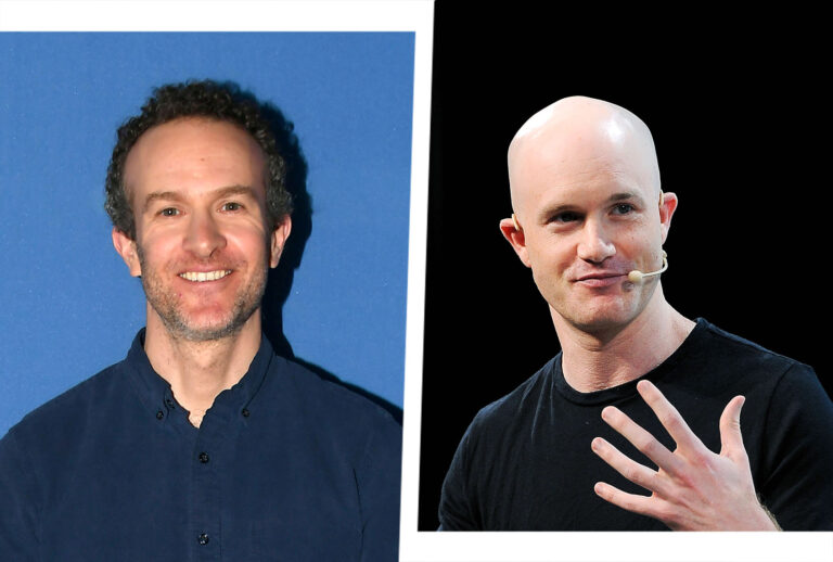 Co-Founder and CEO of Basecamp Jason Fried and Co-founder and CEO of Coinbase Brian Armstrong (Photo illustration by Salon/Getty Images)