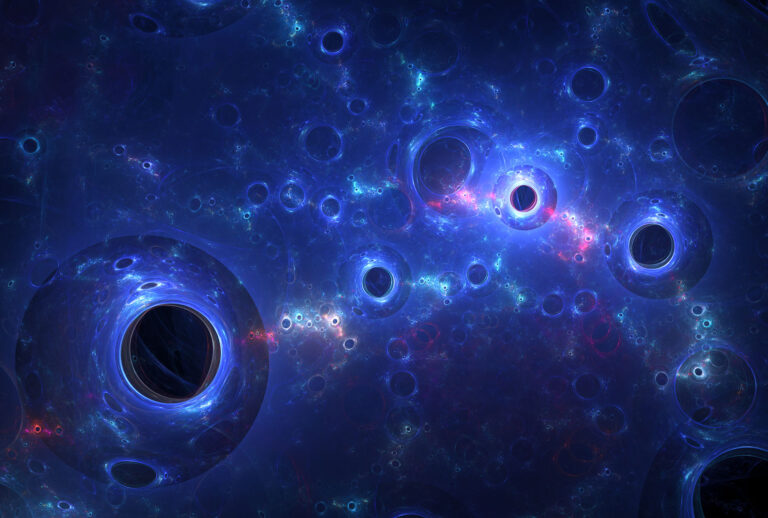Massive black holes in nebula (Getty Images/	sakkmesterke)