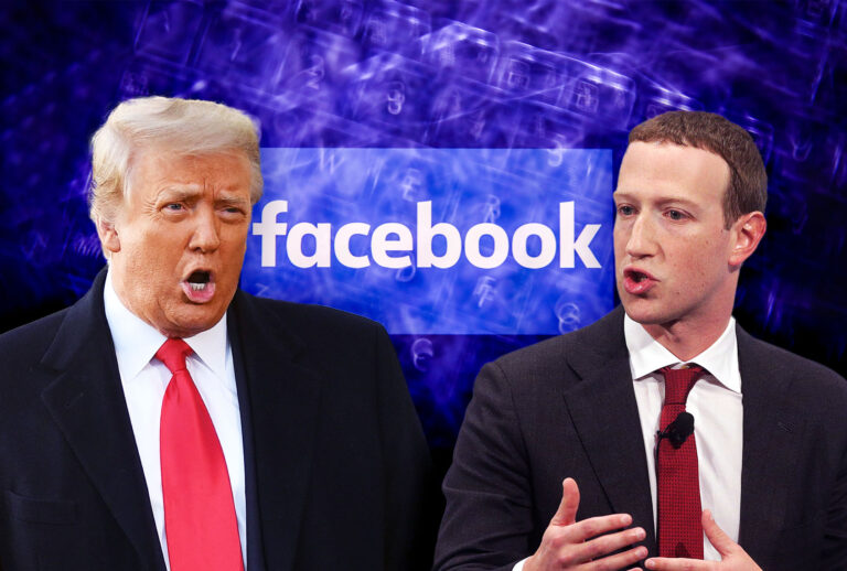 Donald Trump and Mark Zuckerberg (Photo illustration by Salon/Getty Images)