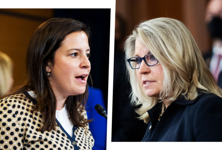 Elise Stefanik and Liz Cheney (Photo illustration by Salon/Getty Images)