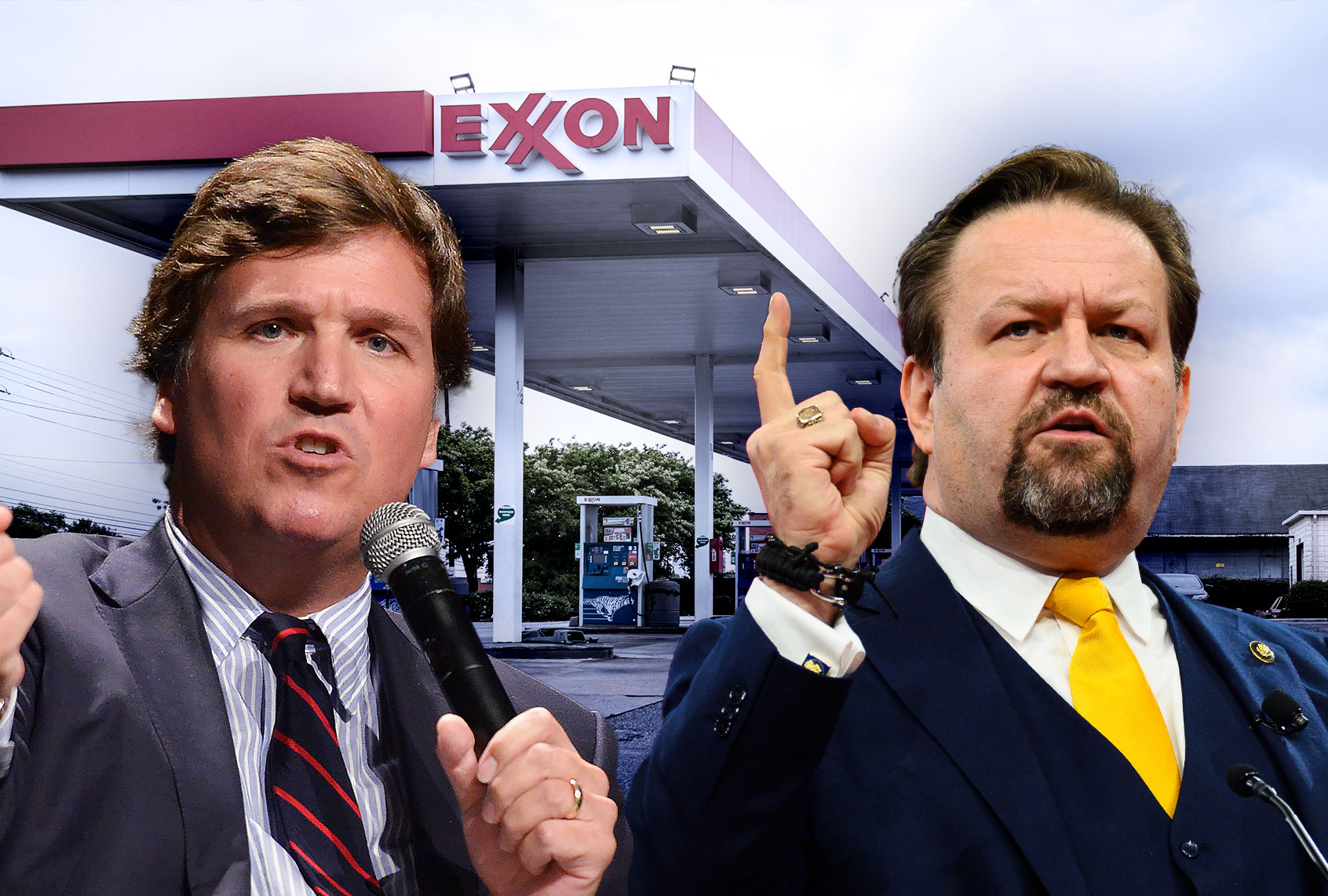 Tucker Carlson and Sebastian Gorka (Photo illustration by Salon/Getty Images)