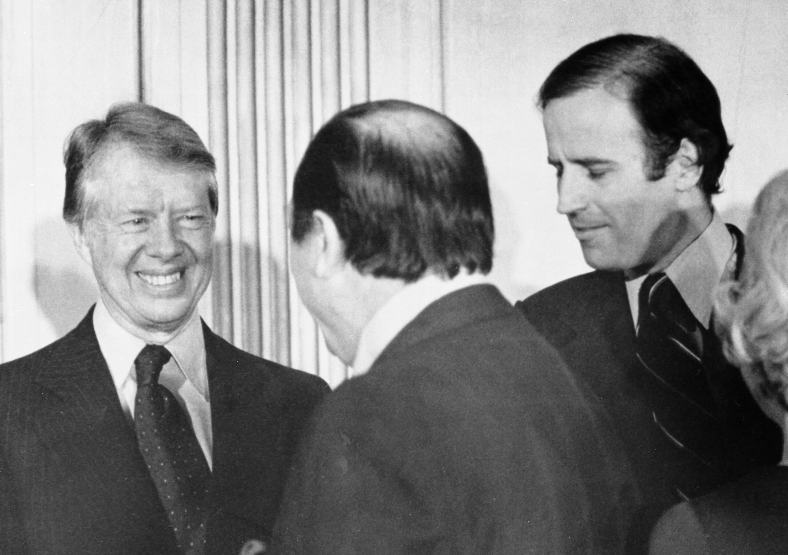 President Jimmy Carter and Sen. Joe Biden in the 1970s. (Bettmann Archive/Getty Images)