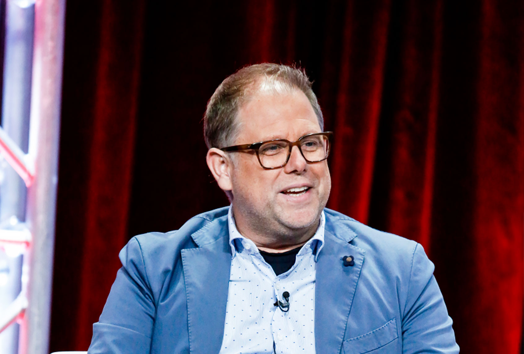 Greg Spottiswood, Executive Producer of the CBS series ALL RISE at the TCA SUMMER PRESS TOUR 2019 on Thursday, August 1, 2019 at the Beverly Hilton Hotel in Beverly Hills, CA. (Monty Brinton/CBS)