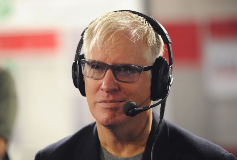 Jim Hoft, author at The Gateway Pundit, talks with Stephen K. Bannon while appearing on an episode of Brietbart News Daily on SiriusXM Patriot at Quicken Loans Arena on July 21, 2016 in Cleveland, Ohio. (Ben Jackson/Getty Images for SiriusXM)