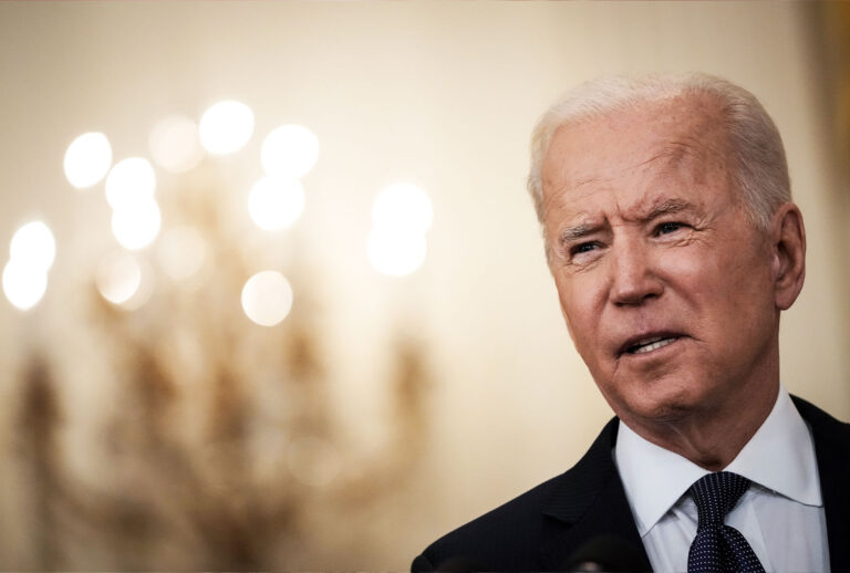 U.S. President Joe Biden delivers remarks on the economy in the East Room of the White House on May 10, 2021 in Washington, DC. Biden addressed criticism from Republicans after a weaker than expected April jobs report. (Drew Angerer/Getty Images)