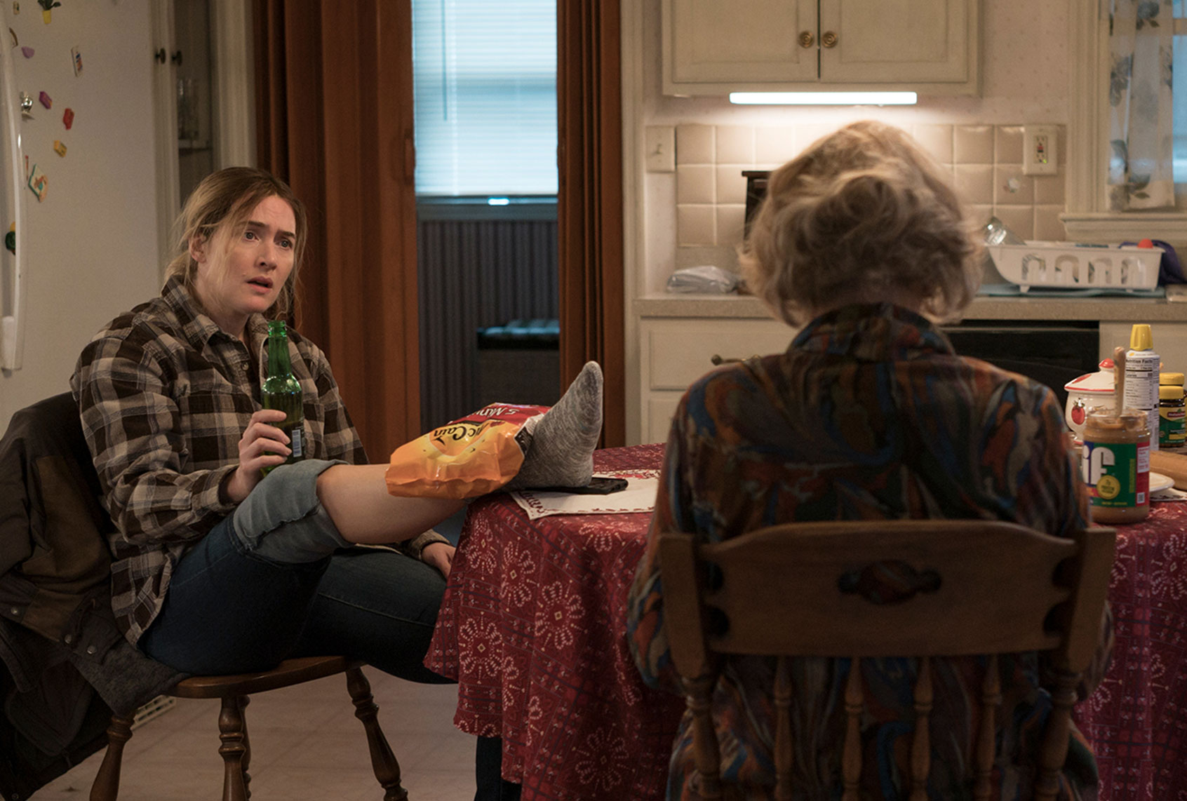 Kate Winslet and Jean Smart in "Mare of Easttown" (HBO Max)