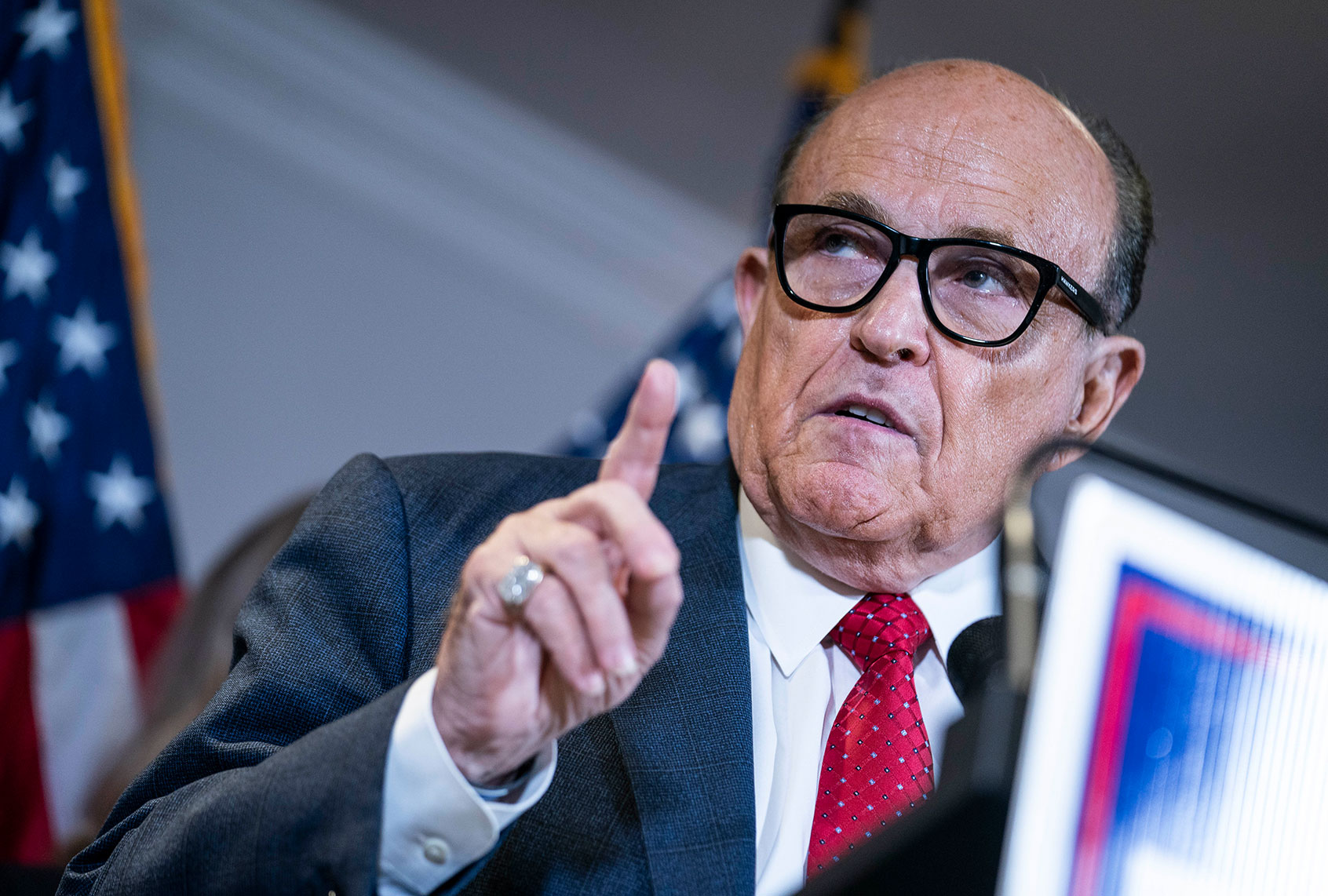 Former New York City Mayor Rudy Giuliani, lawyer for U.S. President Donald Trump (Sarah Silbiger for The Washington Post via Getty Images)