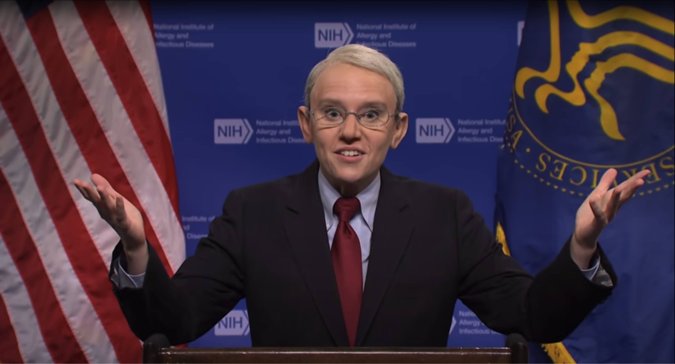Kate McKinnon plays Dr. Anthony Fauci on "SNL" (NBC)